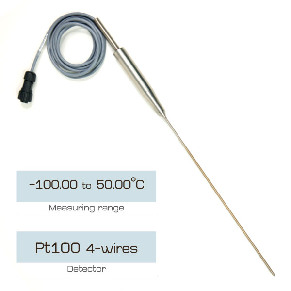 SK-S810PT-30 ตัวโพรบมีช่วงการวัดระหว่าง -100.00 ถึง 50.00°C พร้อมสายเคเบิ้ลยาว 1.5 ม. SK-S810PT-30 ตัวโพรบมีช่วงการวัดระหว่าง -100.00 ถึง 50.00°C พร้อมสายเคเบิ้ลยาว 1.5 ม.