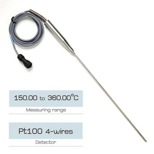 SK-S810PT-34 ตัวโพรบมีช่วงการวัดระหว่าง 150.00 ถึง 360.00°C พร้อมสายเคเบิ้ลยาว 1.5 ม. SK-S810PT-34 ตัวโพรบมีช่วงการวัดระหว่าง 150.00 ถึง 360.00°C พร้อมสายเคเบิ้ลยาว 1.5 ม.