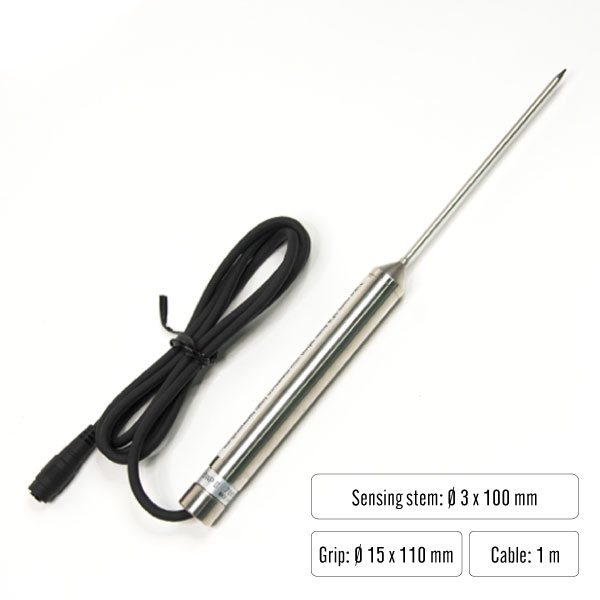 SWPII-07 ขนาดของโพรบวัดอุณหภูมิกันน้ำรุ่นมาตรฐาน IPX7 SWPII-07 ขนาดของโพรบวัดอุณหภูมิกันน้ำรุ่นมาตรฐาน IPX7