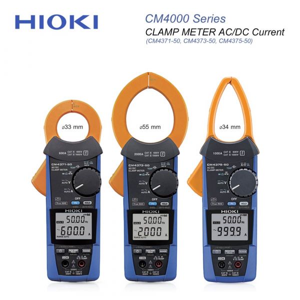 Hioki CM4000 Series แคลมป์มิเตอร์ AC/DC Current (True RMS)